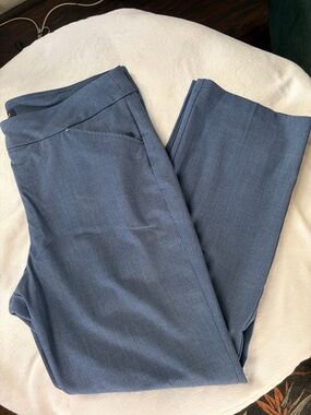 Roz & Ali Women's Blue Boot Cut Pants